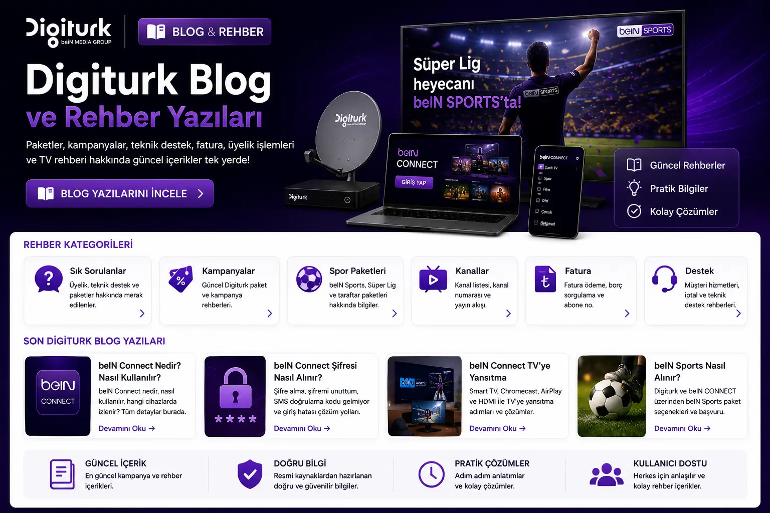 Digiturk Blog ve rehber yazıları