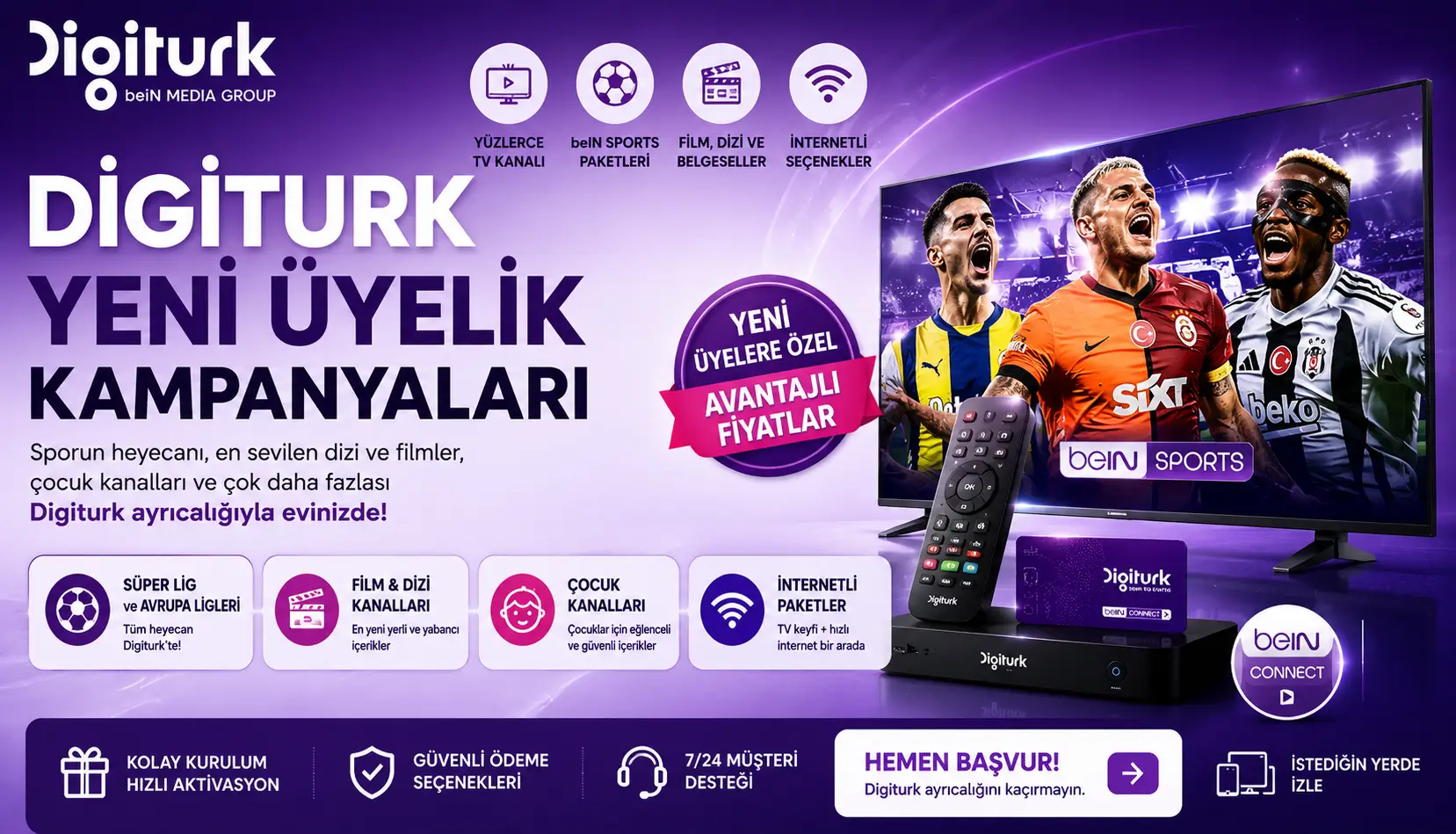 Digiturk yeni üyelik kampanyaları