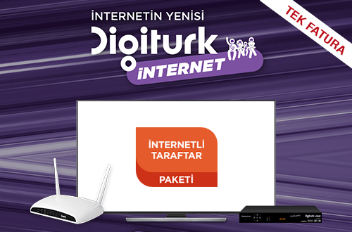 Digiturk İnternet Taraftar Kampanyası Digiturk internet paketi