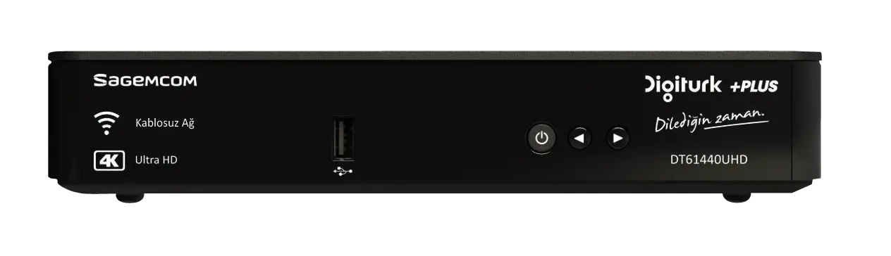 Sagemcom DT-61440UHD 4K Ultra HD Digiturk uydu alıcısı
